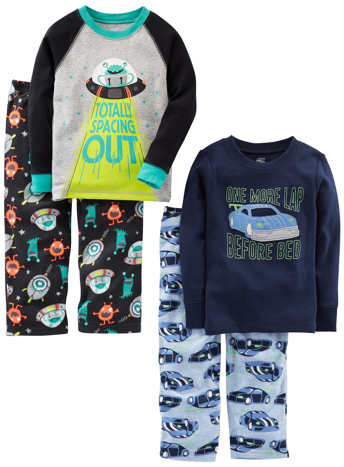 Simple Joys by Carter's Boys 4 piece Pajama Set