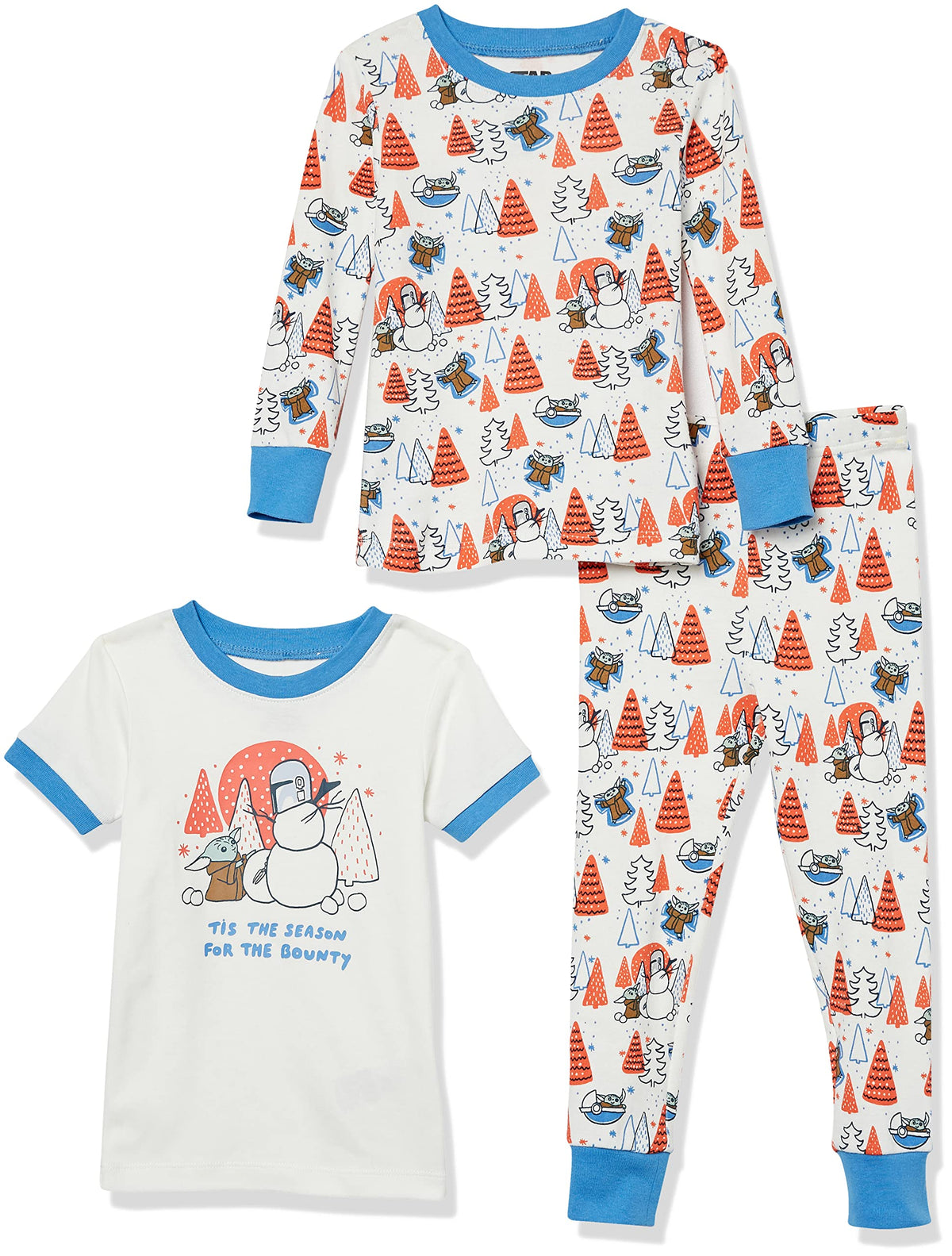 Amazon Essentials Disney | Marvel | Star Wars Boys and Toddlers' Snug-Fit Cotton Pajama Sleepwear Sets