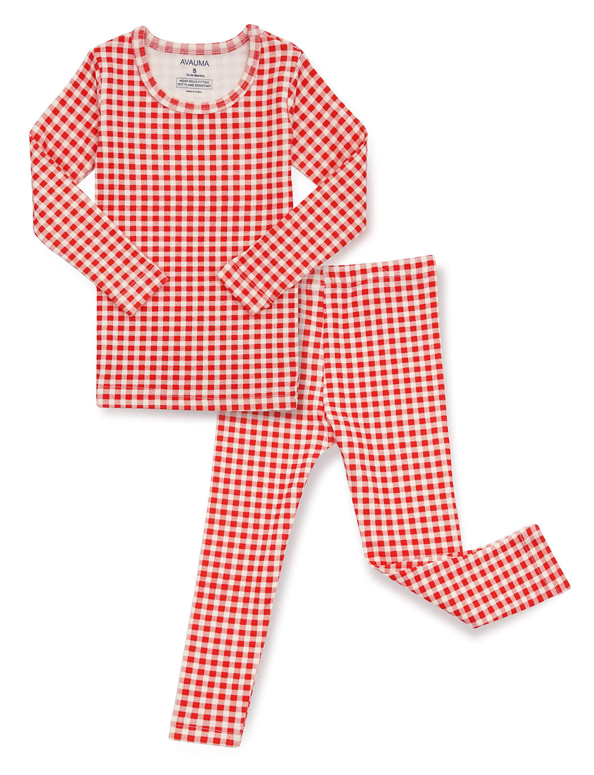 AVAUMA Baby Boys Girls Pajama Set 6M-7T Kids Cute Toddler Snug fit Pattern Design Pjs Cotton Sleepwear