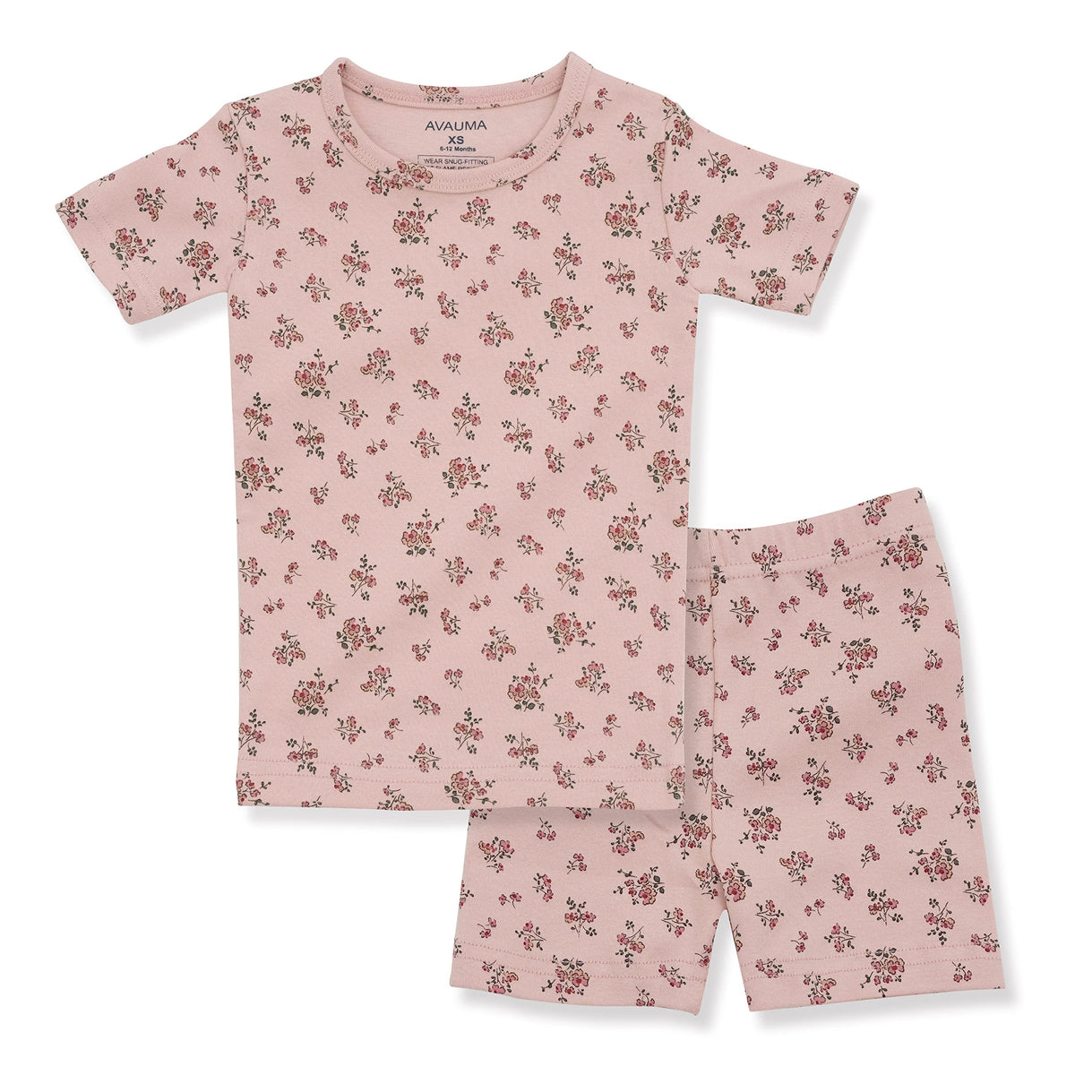 AVAUMA Baby Boys Girls Pajama Set 6M-7T Kids Cute Toddler Snug fit Pattern Design Pjs Cotton Sleepwear