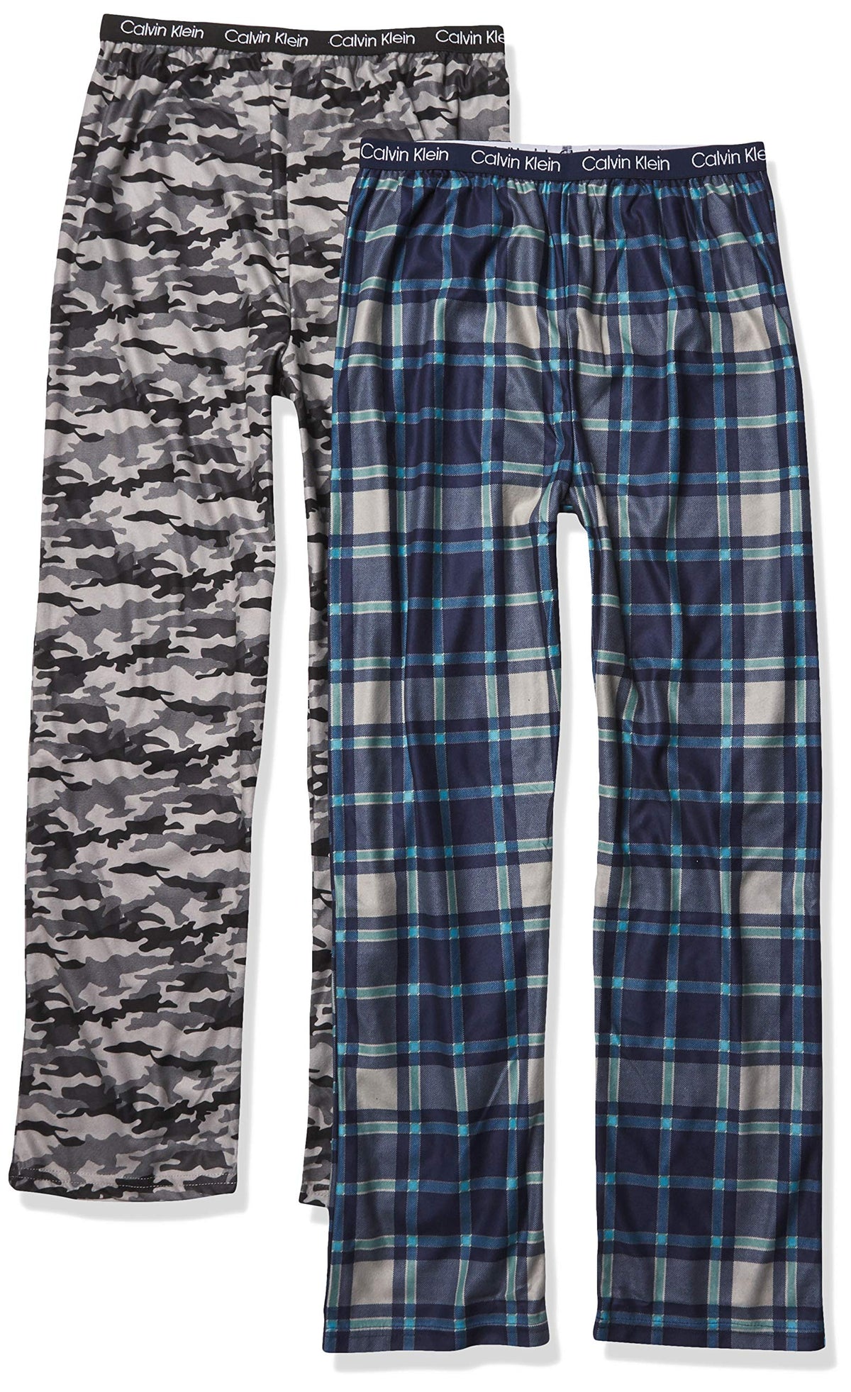Calvin Klein Kids Boys' Super Soft Brushed Micro Pajama Pant 2-Pack