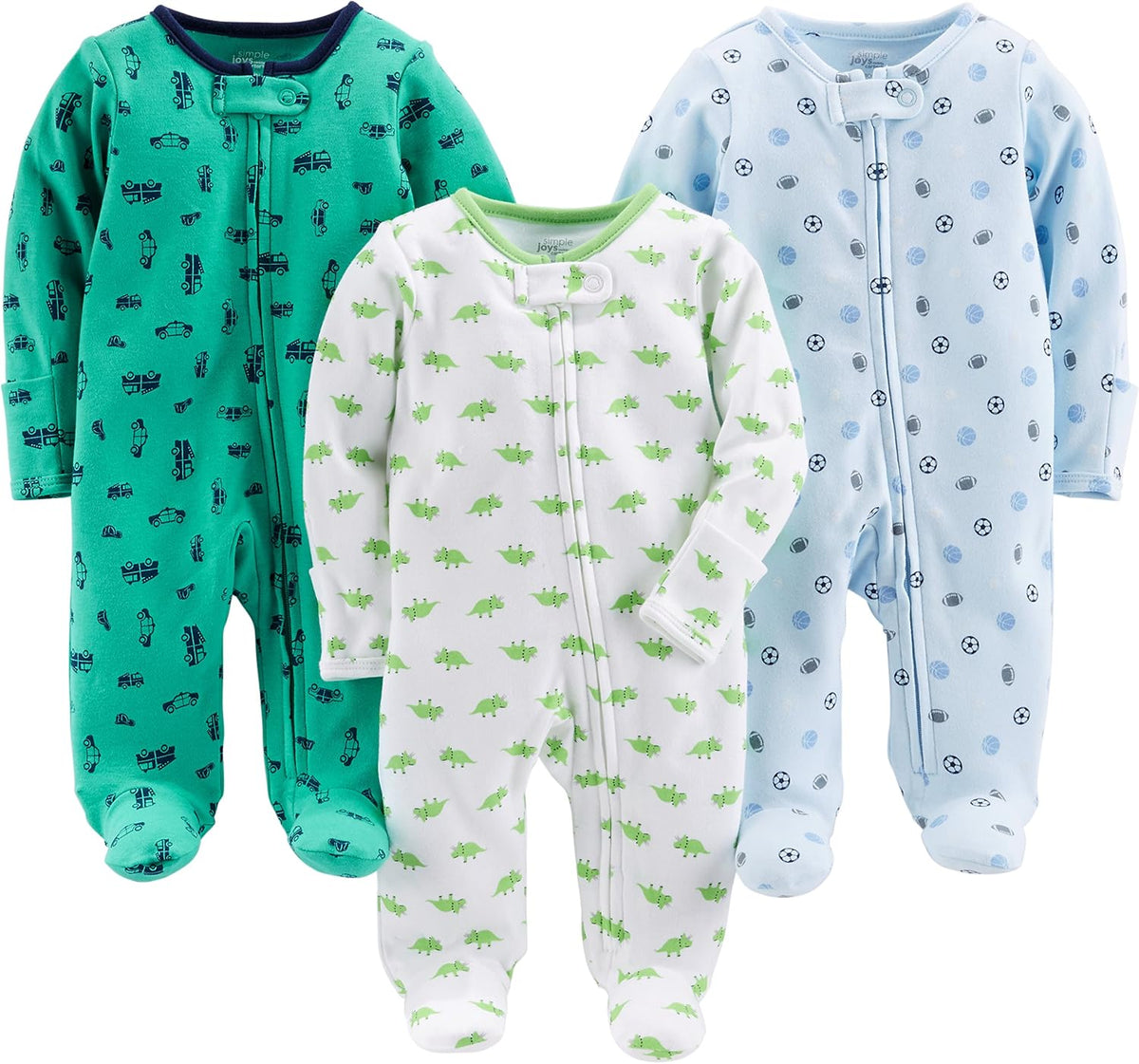 Simple Joys by Carter's Baby 3-Pack Neutral Sleep and Play