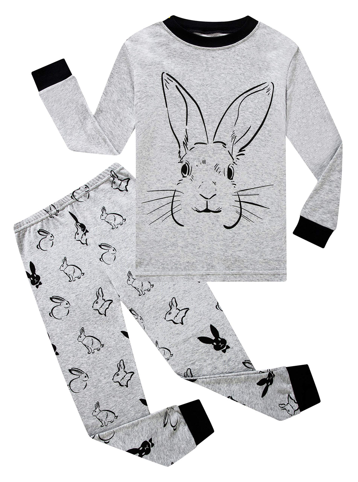Family Feeling Little Big Boy Pajamas Sets 100% Cotton Pjs Kids Jammies