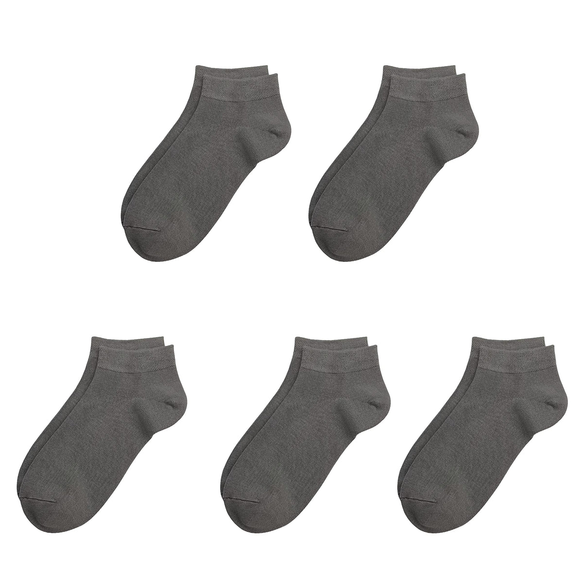 SERISIMPLE Viscose Bamboo School Socks Ankle Super Soft Kids Socks Stretch Cuffs Athletic Socks Odor Anti-odor 5 Pairs