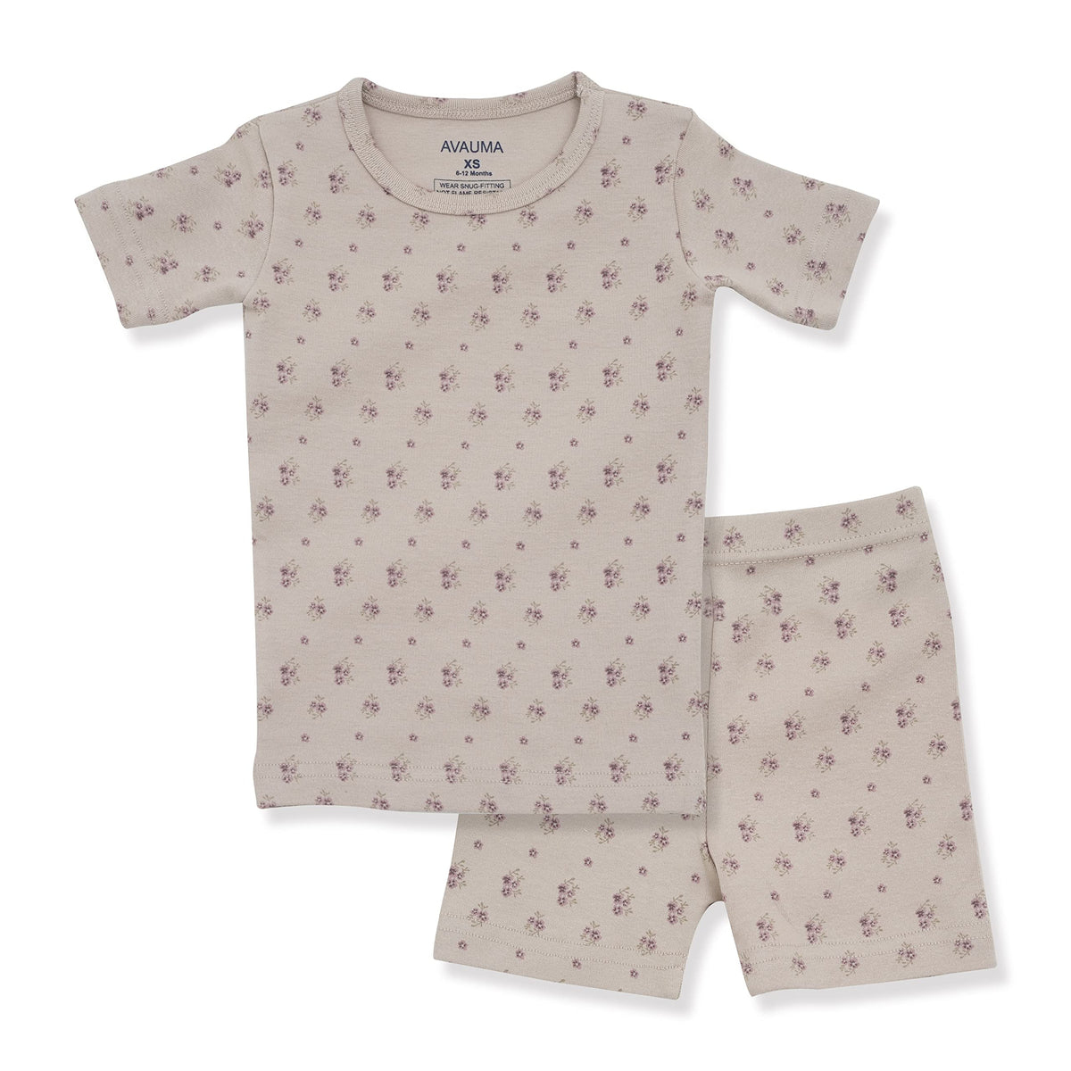 AVAUMA Baby Boys Girls Pajama Set 6M-7T Kids Cute Toddler Snug fit Pattern Design Pjs Cotton Sleepwear