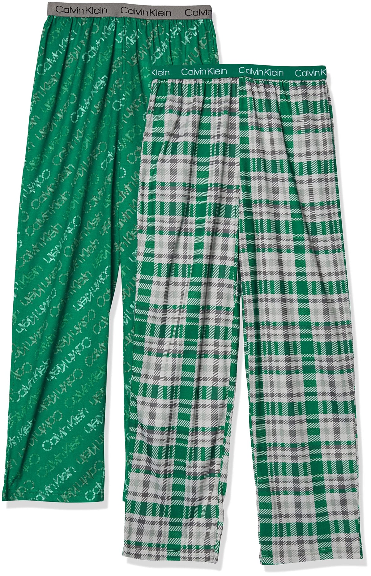 Calvin Klein Kids Boys' Super Soft Brushed Micro Pajama Pant 2-Pack