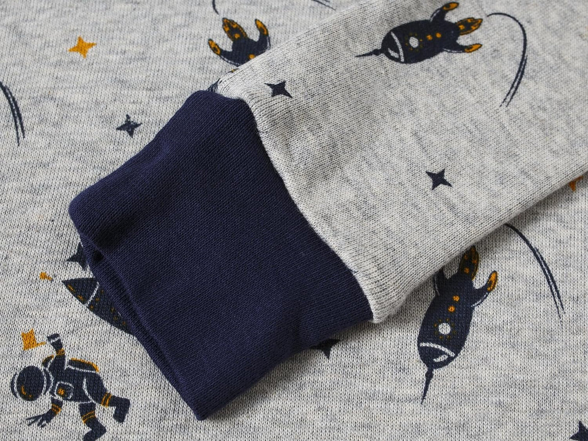 Dolphin&Fish Boy Pajamas Toddler Kids Pjs Set Cotton Soft Clothes Sleepwear