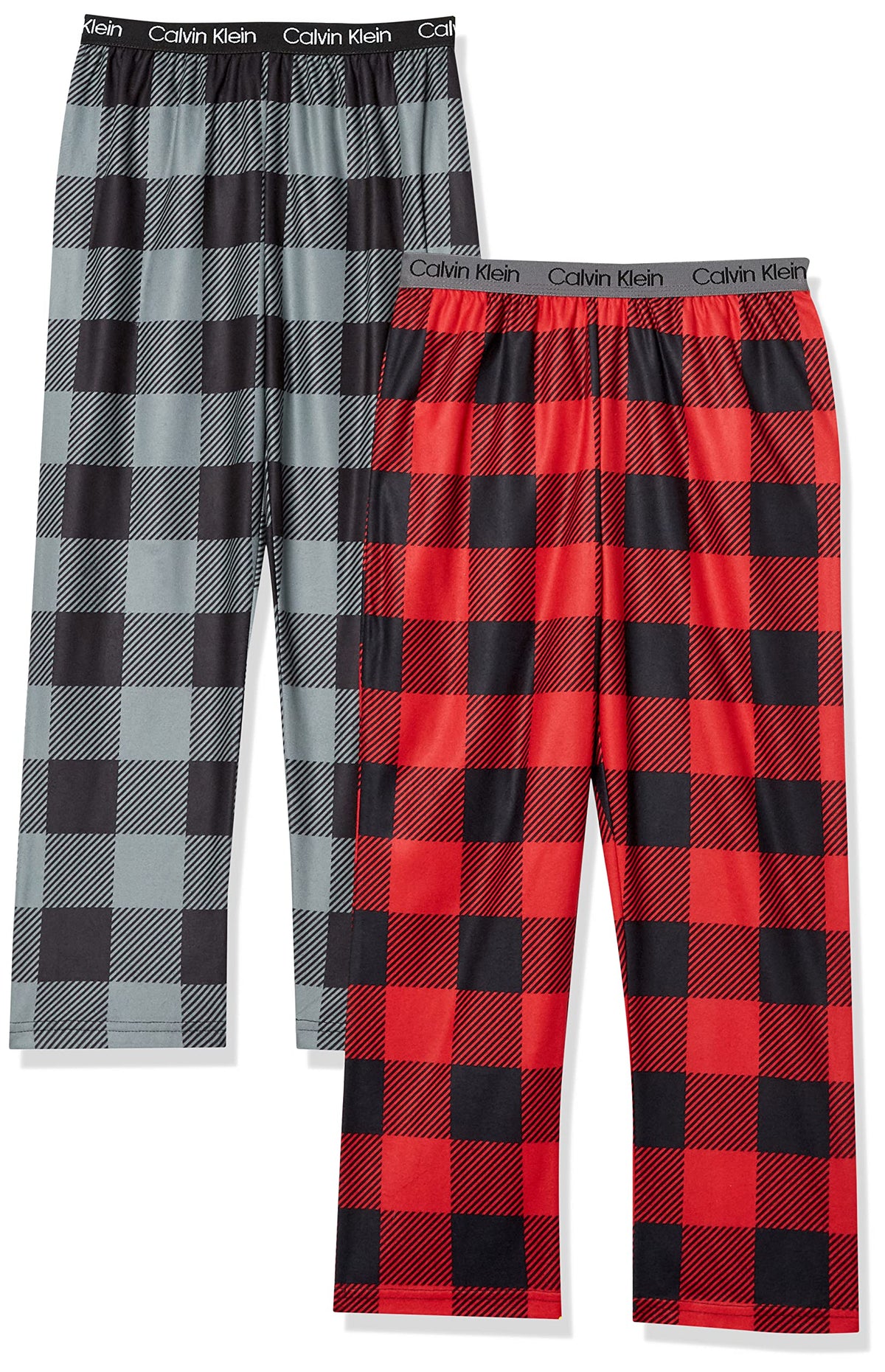 Calvin Klein Kids Boys' Super Soft Brushed Micro Pajama Pant 2-Pack