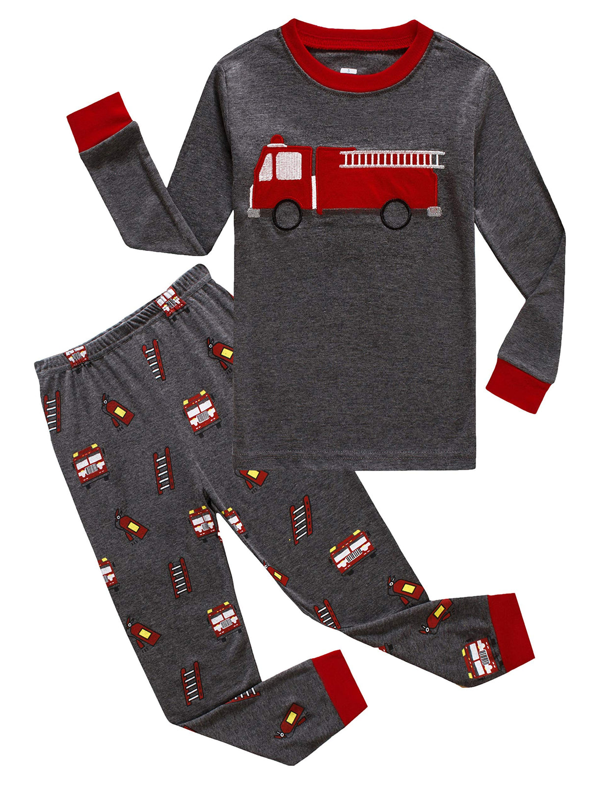 Family Feeling Little Big Boy Pajamas Sets 100% Cotton Pjs Kids Jammies