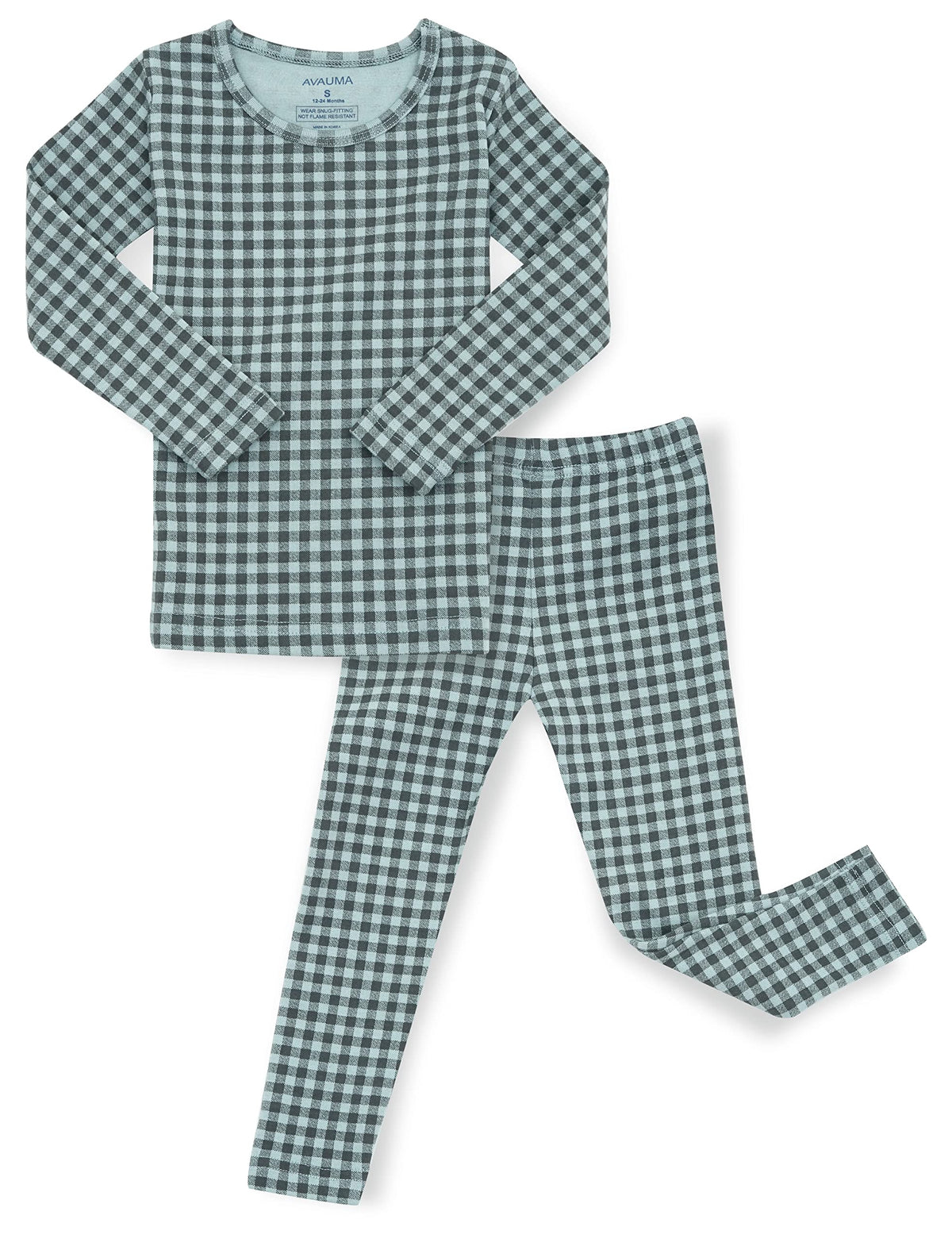 AVAUMA Baby Boys Girls Pajama Set 6M-7T Kids Cute Toddler Snug fit Pattern Design Pjs Cotton Sleepwear