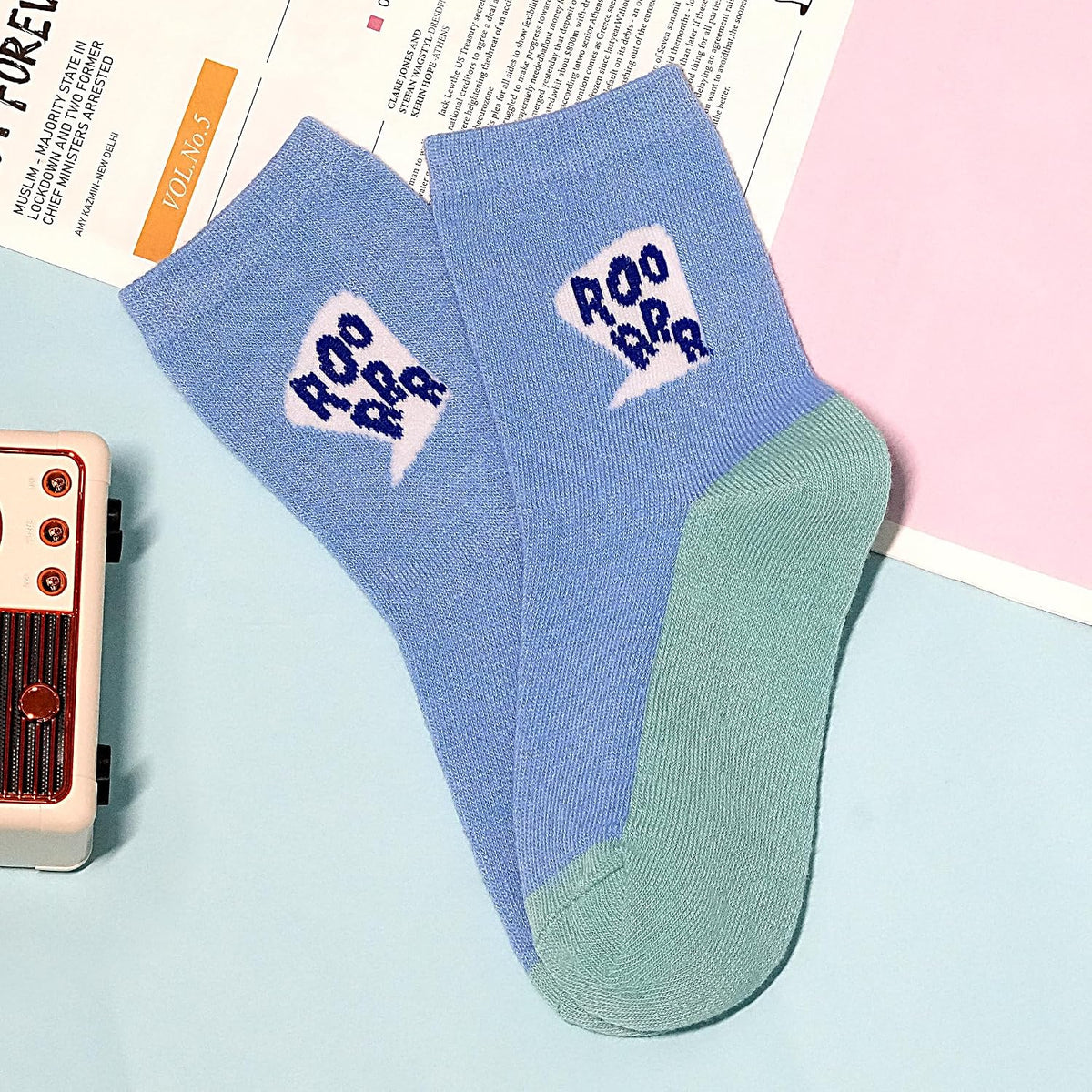Boys Socks 12 Pairs Novelty Crazy Crew Socks for Toddler 1-7 Years