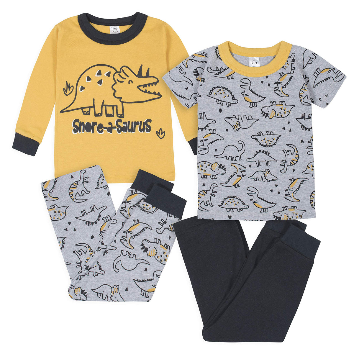 Gerber Baby Boys 4 Piece Pajama Set