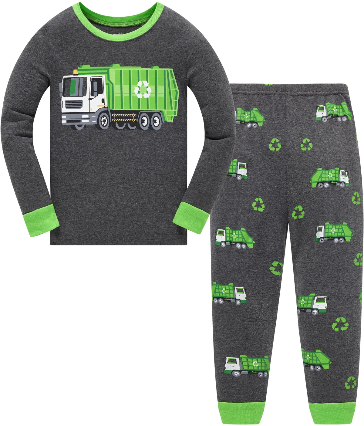 Toddler Boys Pajamas Set 100% Cotton Winter Warm 2 Piece Long Sleeve Pjs