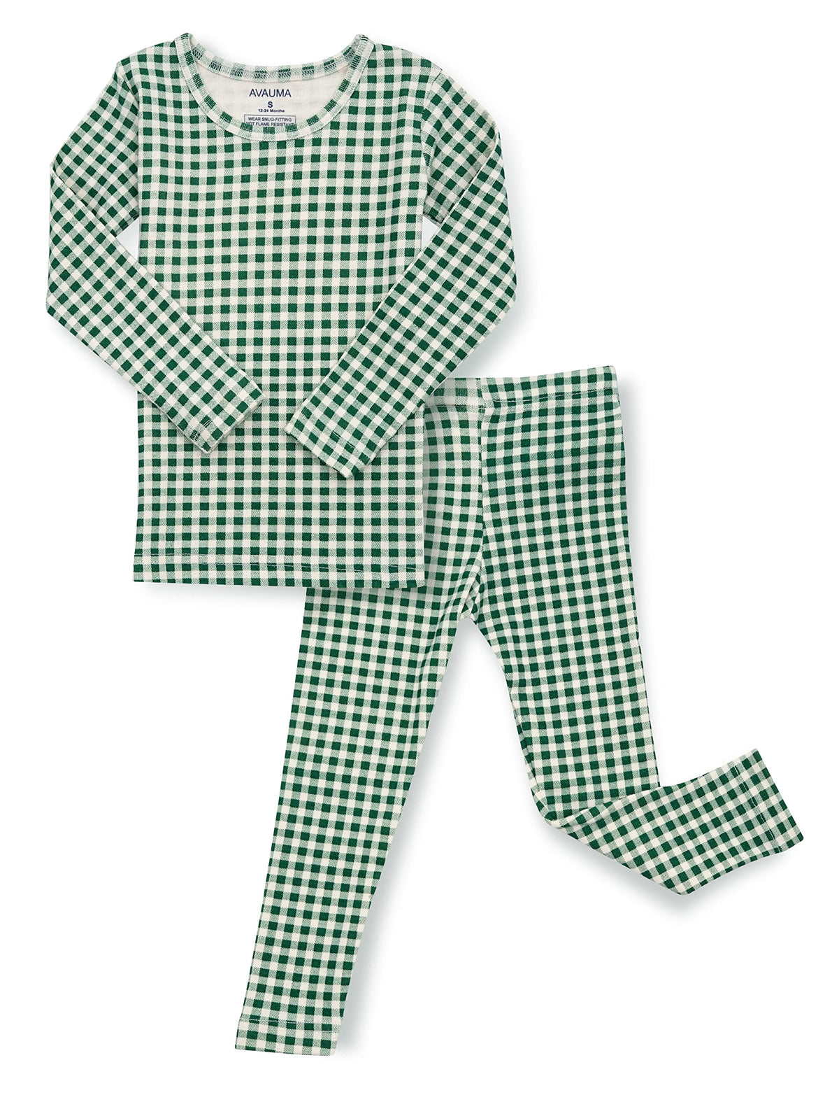 AVAUMA Baby Boys Girls Pajama Set 6M-7T Kids Cute Toddler Snug fit Pattern Design Pjs Cotton Sleepwear