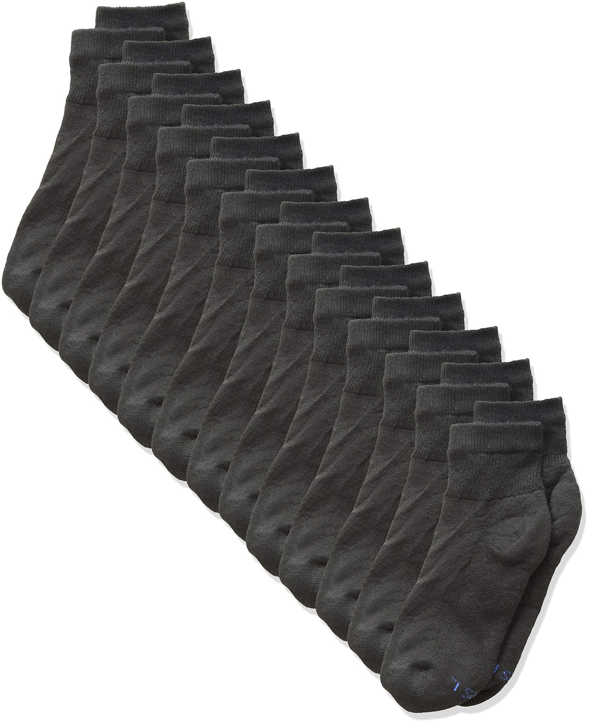 Hanes Boys' Socks Pack, Double Tough Moisture Wicking Ankle, Crew, No Show Socks, 12 & 14 Pair Packs