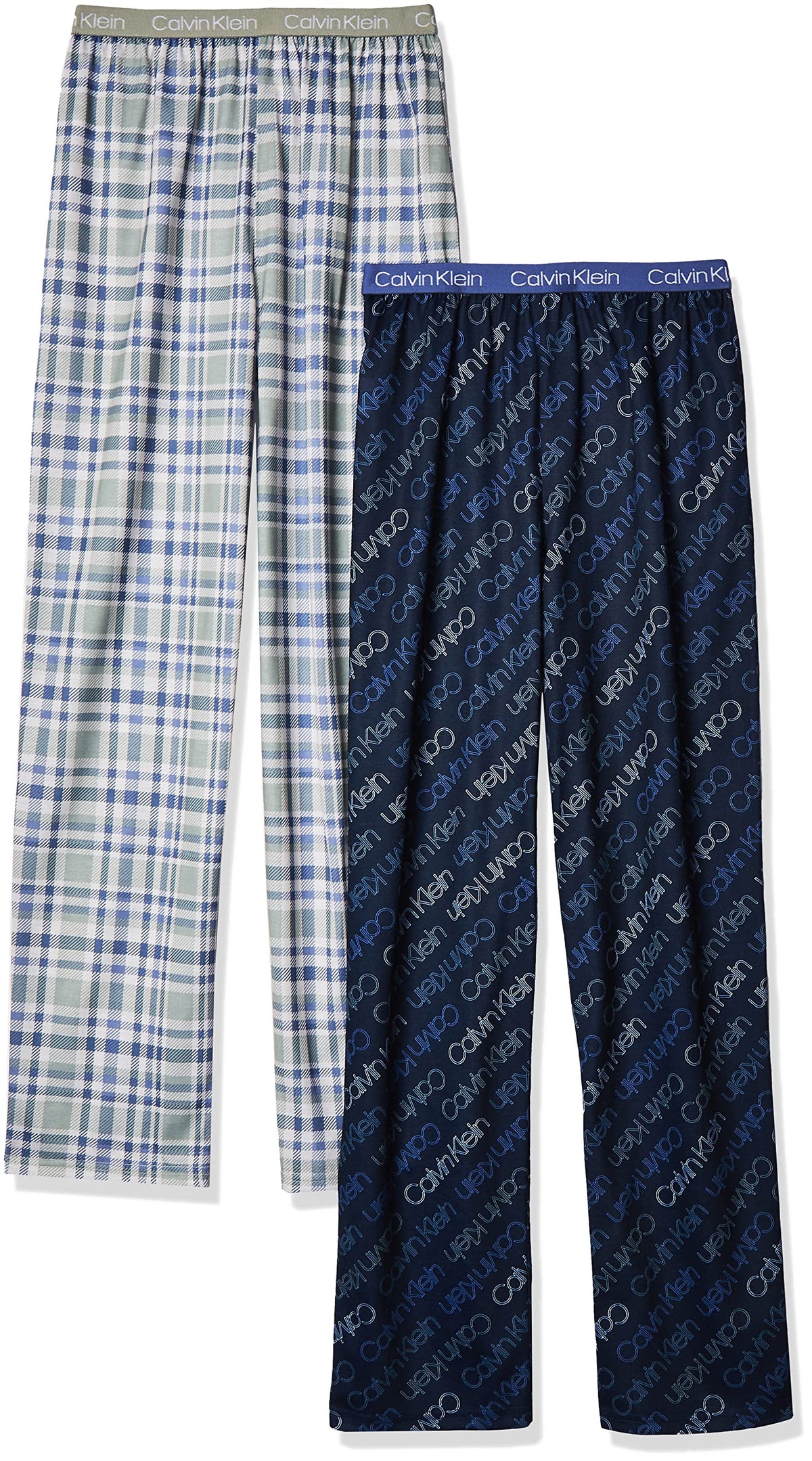 Calvin Klein Kids Boys' Super Soft Brushed Micro Pajama Pant 2-Pack