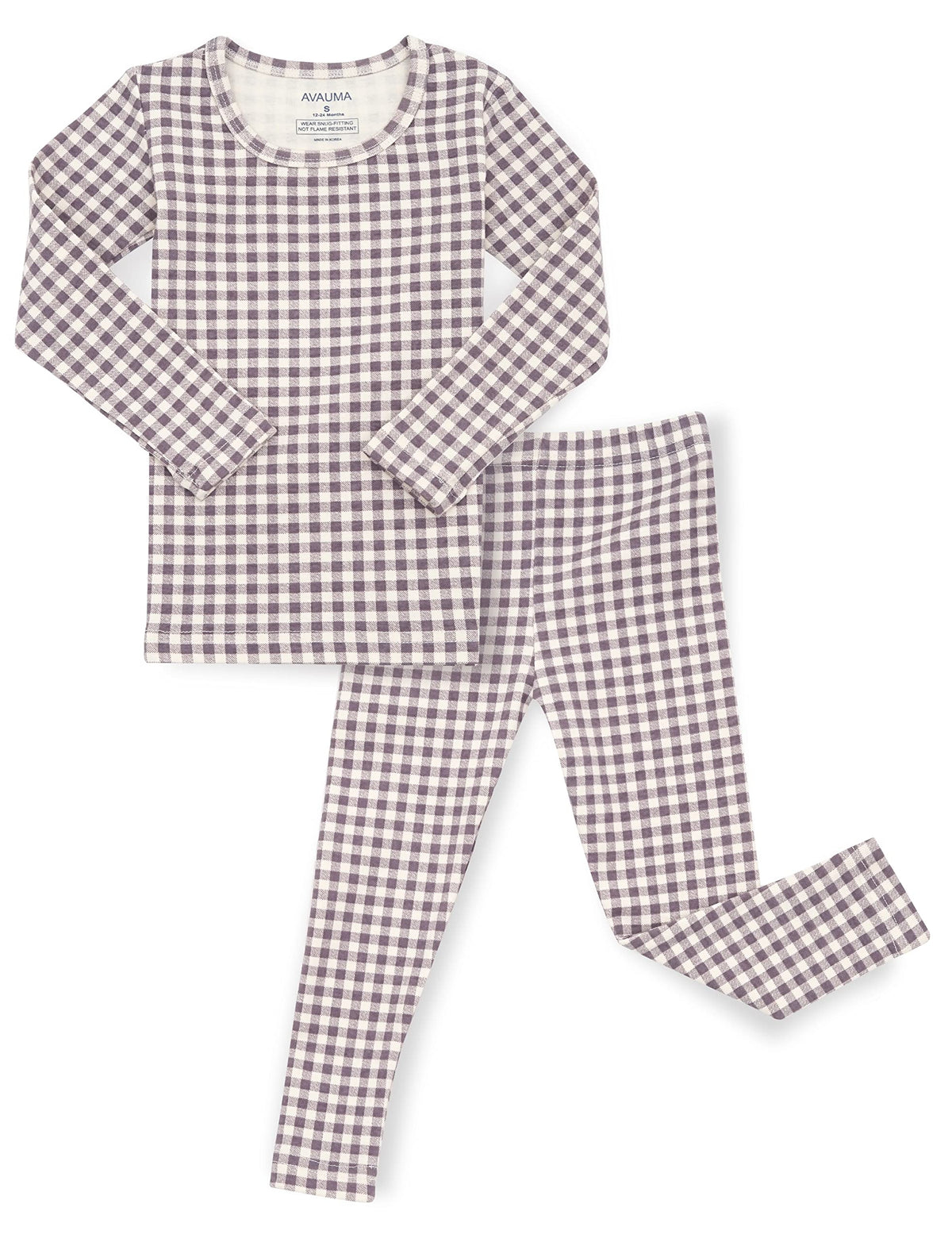 AVAUMA Baby Boys Girls Pajama Set 6M-7T Kids Cute Toddler Snug fit Pattern Design Pjs Cotton Sleepwear