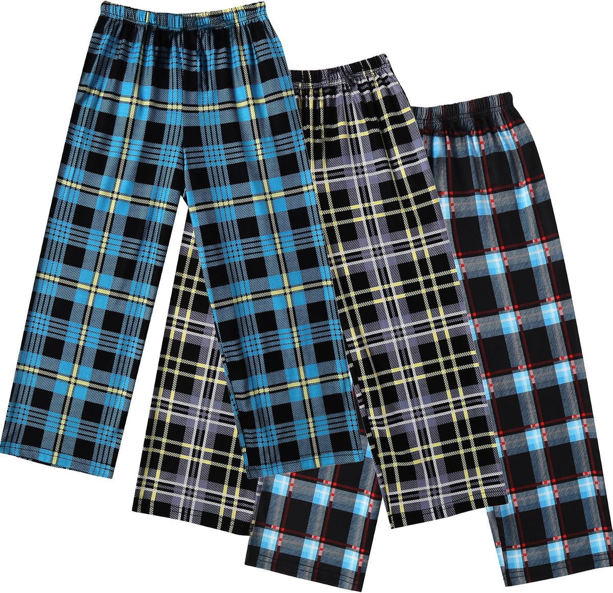 Ekouaer Boys Pajama Pants 3 Pack Sleep Kids Pajama Bottoms