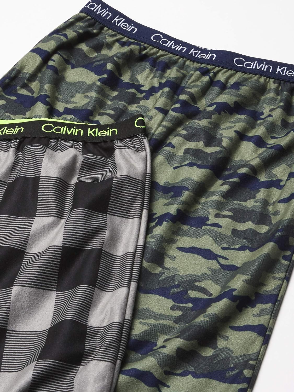 Calvin Klein Kids Boys' Super Soft Brushed Micro Pajama Pant 2-Pack