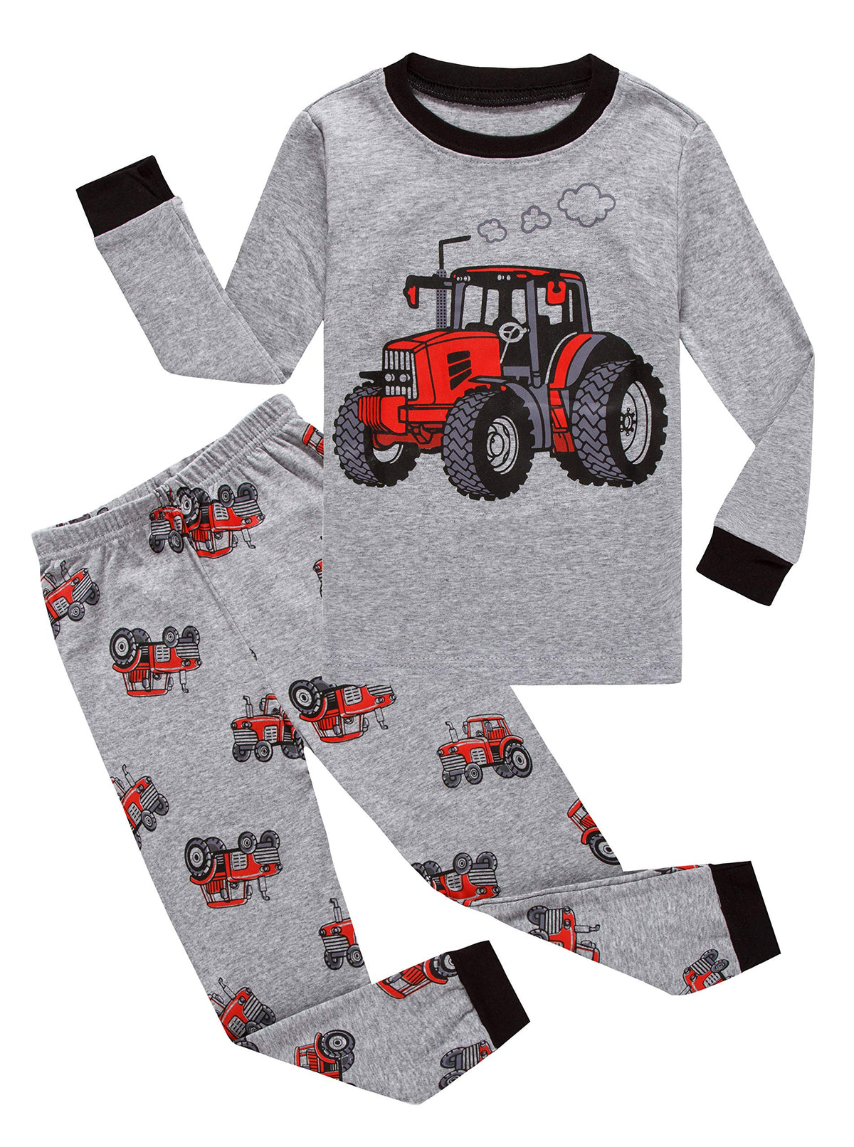 Family Feeling Little Big Boy Pajamas Sets 100% Cotton Pjs Kids Jammies