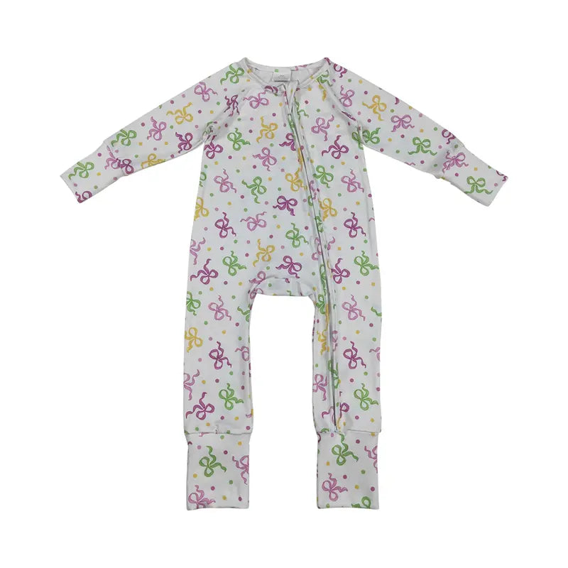 Toddler Boys' 2-Piece Mardi Gras Print Pajama Set - Long-Sleeve, Warm Kids' Sleepwear for 0-3m, 12-18m, 2t, Soft Fabric, 3-6M