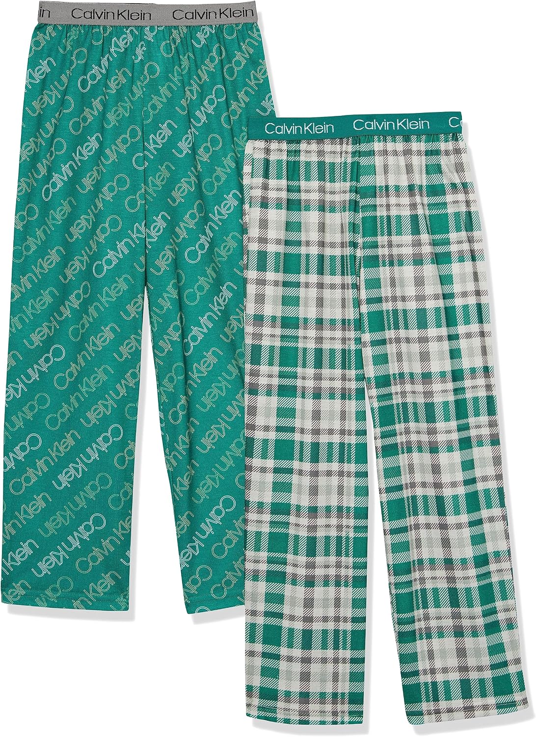 Calvin Klein Kids Boys' Super Soft Brushed Micro Pajama Pant 2-Pack