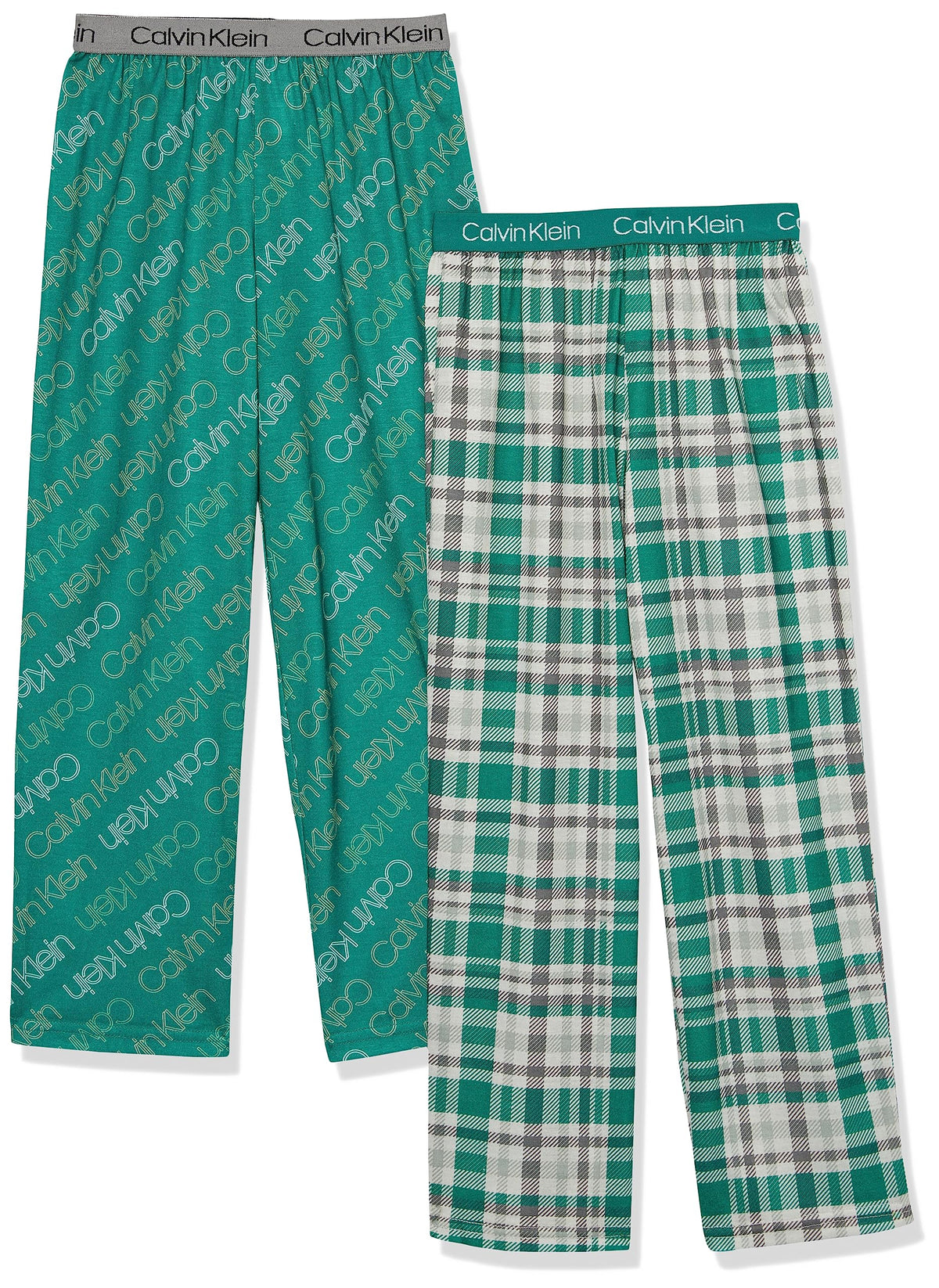 Calvin Klein Kids Boys' Super Soft Brushed Micro Pajama Pant 2-Pack